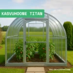 Kasvuhoone Titan 3x10 6mm katega, 2 ventilatsiooniaknaga ukses